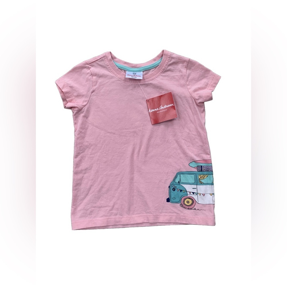 Hanna Andersson NWT Size 110, 5, Hippie / Surfer Van Graphic Tee